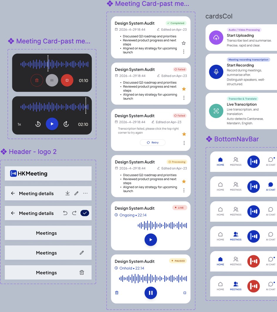 HKMeeting component library — source