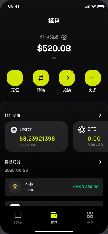 28Pay wallet overview